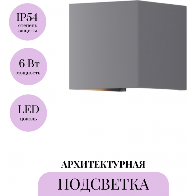 Архитектурная подсветка MAYTONI FULTON O572WL-L6GR Архитектурная подсветка MAYTONI FULTON O572WL-L6GR