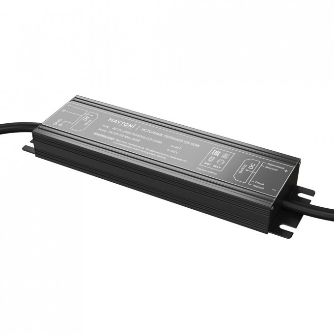 Блок питания MAYTONI PSI001 12В 60Вт IP67 020205 Блок питания MAYTONI PSI001 12В 60Вт IP67 020205