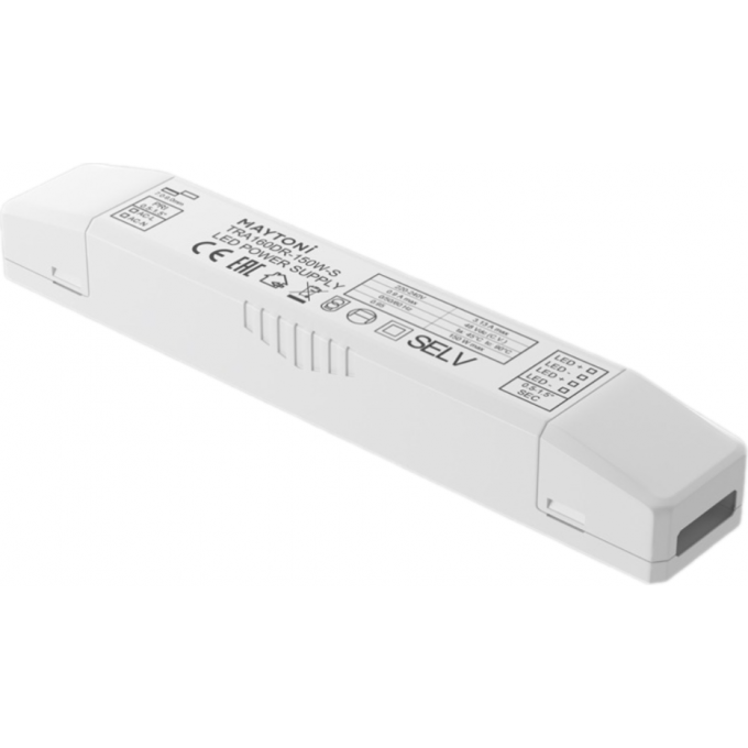 Блок питания встраиваемый MAYTONI ELASITY 48В, 150Вт, белый TRA160DR-150W-S Блок питания встраиваемый MAYTONI ELASITY 48В, 150Вт, белый TRA160DR-150W-S