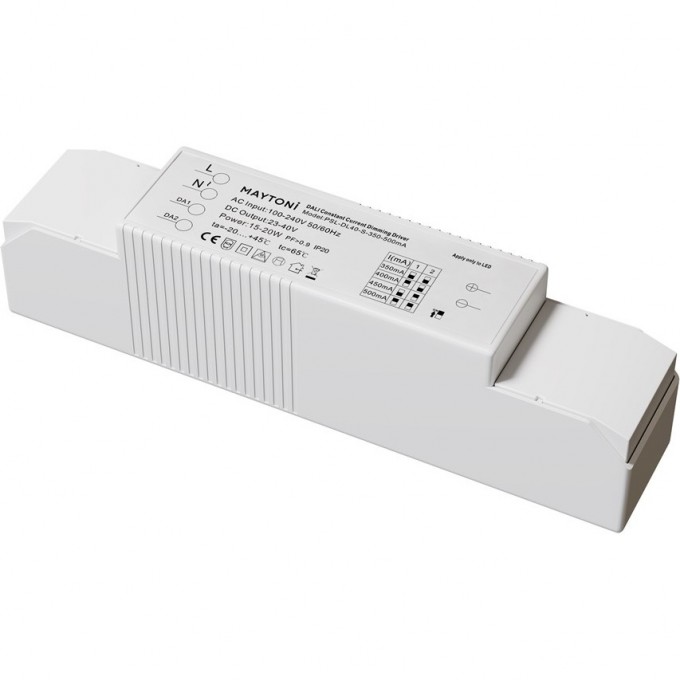 Источник питания MAYTONI DALI DT6 15-20W IP20 PSL-DL40-S-350-500mA Источник питания MAYTONI DALI DT6 15-20W IP20 PSL-DL40-S-350-500mA
