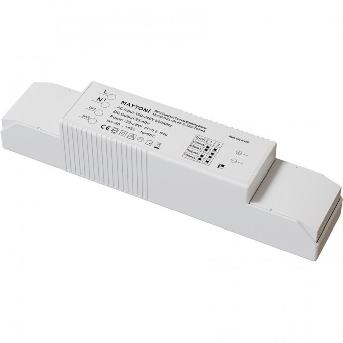 Источник питания MAYTONI DALI DT6 22-28W IP20 PSL-DL40-S-550-700mA Источник питания MAYTONI DALI DT6 22-28W IP20 PSL-DL40-S-550-700mA