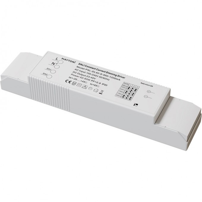 Источник питания MAYTONI DALI DT6 42-50W IP20 PSL-DL40-S-950-1200mA Источник питания MAYTONI DALI DT6 42-50W IP20 PSL-DL40-S-950-1200mA