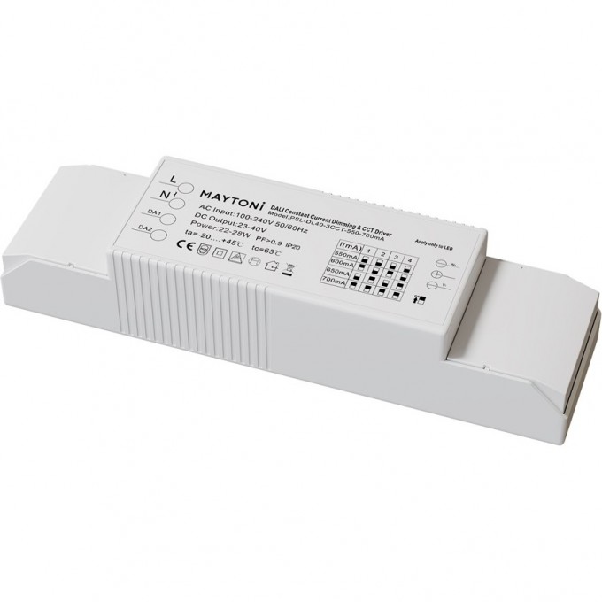 Источник питания MAYTONI DALI DT8 22-28W IP20 PSL-DL40-3CCT-550-700mA Источник питания MAYTONI DALI DT8 22-28W IP20 PSL-DL40-3CCT-550-700mA