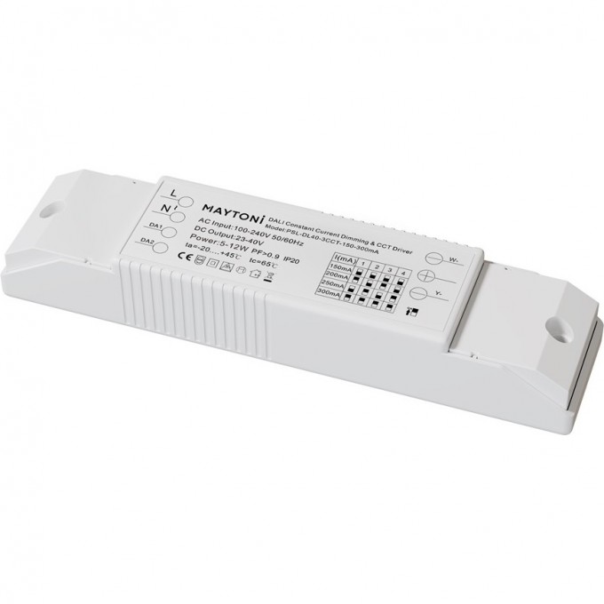 Источник питания MAYTONI DALI DT8 5-12W IP20 PSL-DL40-3CCT-150-300mA Источник питания MAYTONI DALI DT8 5-12W IP20 PSL-DL40-3CCT-150-300mA