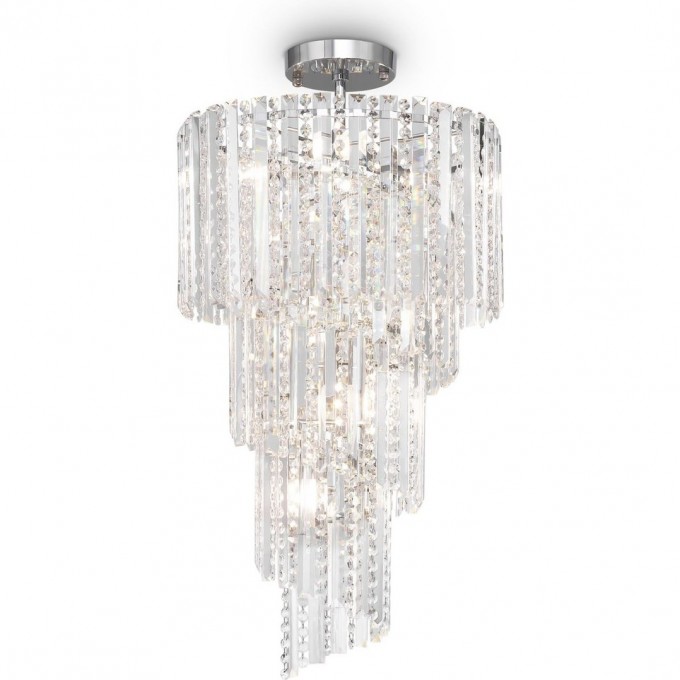 Каскадная люстра MAYTONI LOUIS хром RC002PL-12CH Каскадная люстра MAYTONI LOUIS хром RC002PL-12CH
