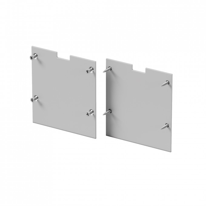 Комплект заглушек (для профиля 50×50) 2 шт., MAYTONI ALM-5050-S-EC 642046 Комплект заглушек (для профиля 50×50) 2 шт., MAYTONI ALM-5050-S-EC 642046