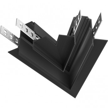 Коннектор угловой 45° MAYTONI EXILITY TRA034CLS-42B встраиваемый под ГКЛ 9,5мм, черный