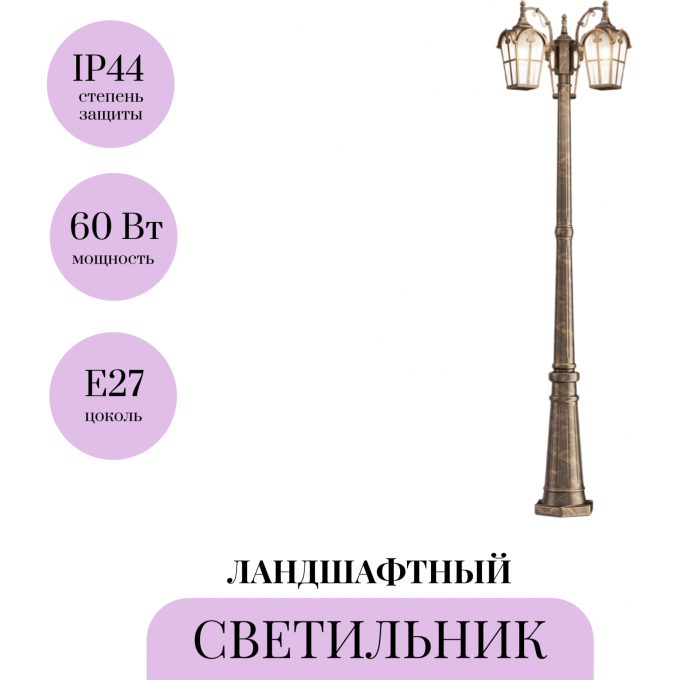 Ландшафтный светильник MAYTONI ALBION O413FL-03GB Ландшафтный светильник MAYTONI ALBION O413FL-03GB
