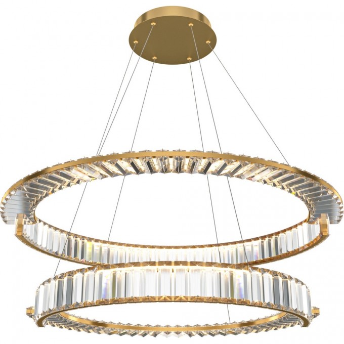 Подвесная светодиодная люстра MAYTONI KRONE золото P097PL-L90G4K Подвесная светодиодная люстра MAYTONI KRONE золото P097PL-L90G4K