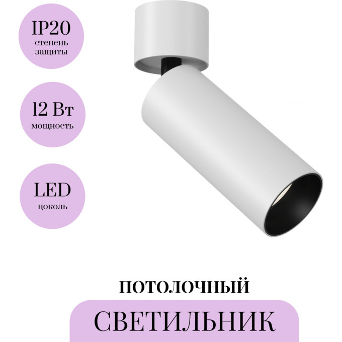 Потолочный светильник MAYTONI FOCUS LED C055CL-L12W3K Потолочный светильник MAYTONI FOCUS LED C055CL-L12W3K