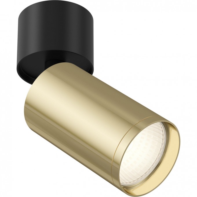 Потолочный светильник MAYTONI FOCUS S черный с золотом C050CL-1BG Потолочный светильник MAYTONI FOCUS S черный с золотом C050CL-1BG