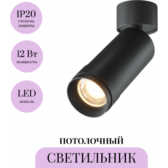 Потолочный светильник MAYTONI FOCUS ZOOM C055CL-L12W3K-Z-B