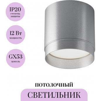 Потолочный светильник MAYTONI POLAR C088CL-GX53-S