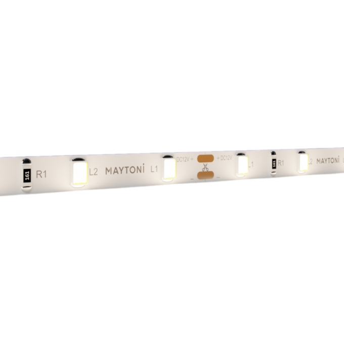 Светодиодная лента MAYTONI 12В 2835 4,8Вт/м 4000K 5м IP20 5мм 20008 Светодиодная лента MAYTONI 12В 2835 4,8Вт/м 4000K 5м IP20 5мм 20008