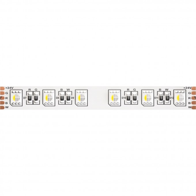 Светодиодная лента MAYTONI 24В 5050 19,2Вт/м RGBW 4000K 5м IP20 10180 Светодиодная лента MAYTONI 24В 5050 19,2Вт/м RGBW 4000K 5м IP20 10180