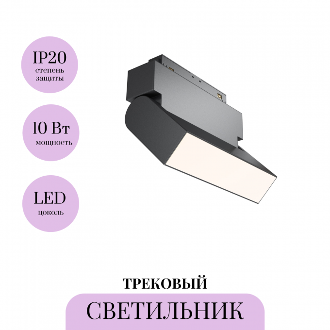 Трековый светильник MAYTONI BASIS ROT TR075-2-10W4K-B
