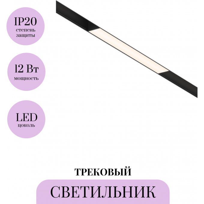 Трековый светильник MAYTONI BASIS TR074-2-12W3K-B