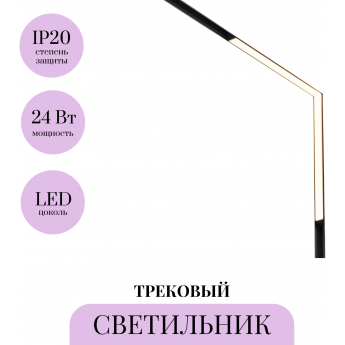 Трековый светильник MAYTONI BASIS TR102-24W-DS-B