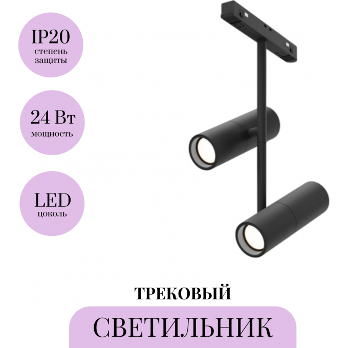 Трековый светильник MAYTONI ELTI DUO TR005-2-2X12W3K-B