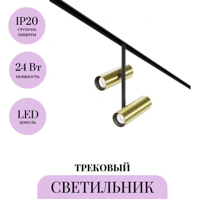 Трековый светильник MAYTONI ELTI DUO TR005-2-2X12W4K-BBS Трековый светильник MAYTONI ELTI DUO TR005-2-2X12W4K-BBS