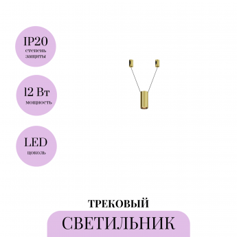 Трековый светильник MAYTONI FOCUS LED FLARITY TR157-1-12W3K-BS