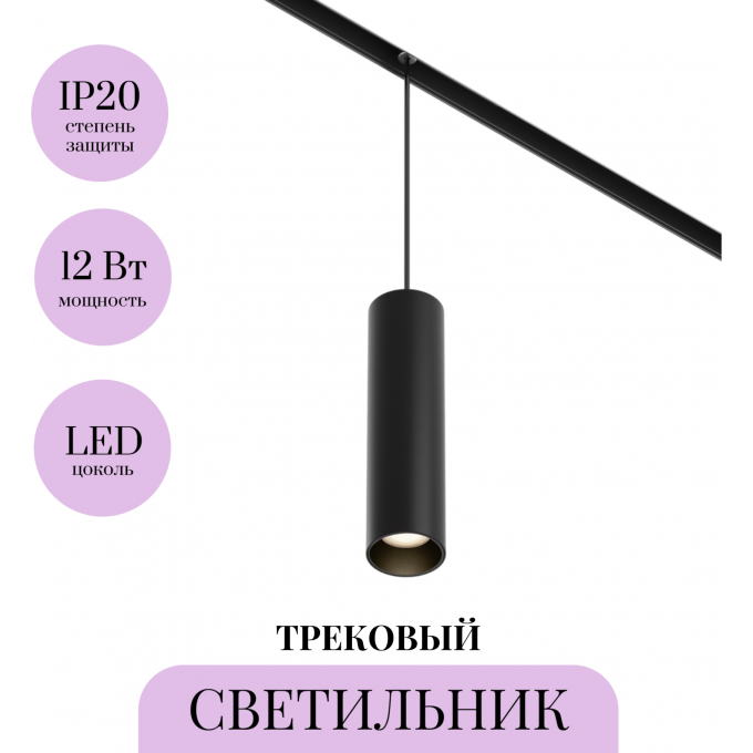 Трековый светильник MAYTONI FOCUS LED TR041-2-12W3K-B