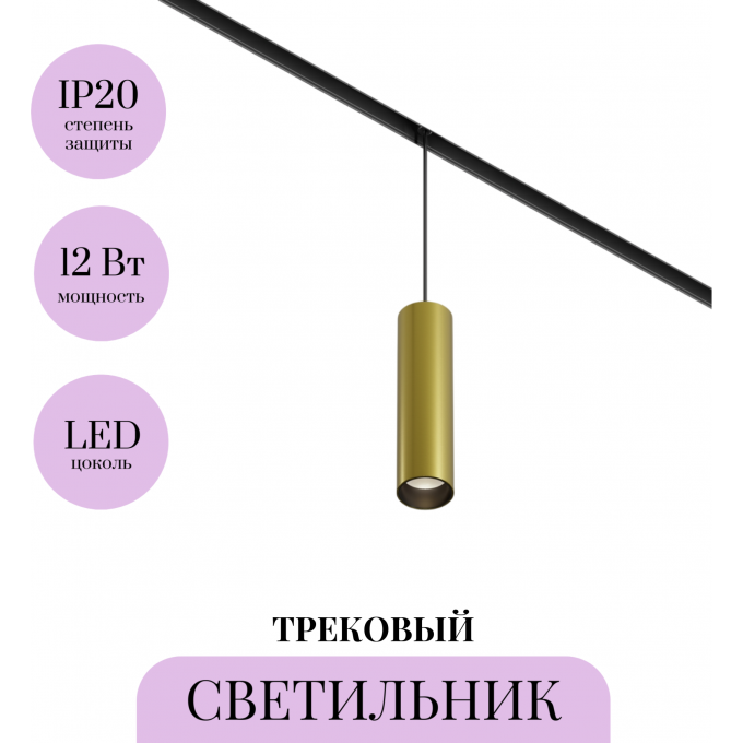Трековый светильник MAYTONI FOCUS LED TR041-2-12W4K-BBS Трековый светильник MAYTONI FOCUS LED TR041-2-12W4K-BBS