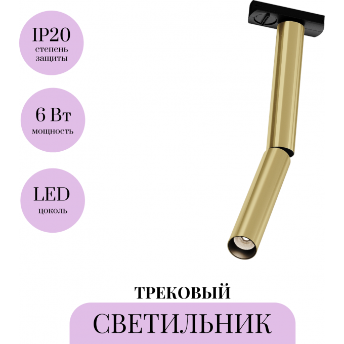 Трековый светильник MAYTONI FOCUS T TR142-1-6W3K-BS