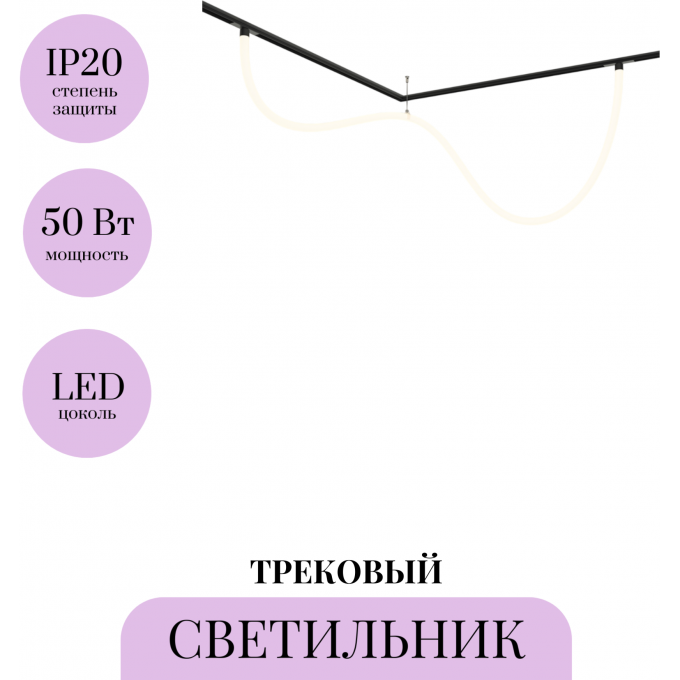 Трековый светильник MAYTONI TAU TR101-2-50W4K-B